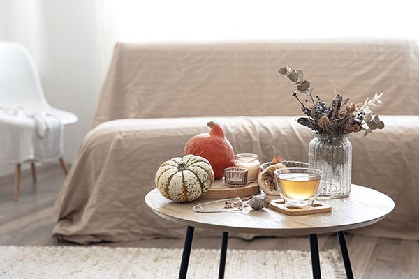 small decor for fall table