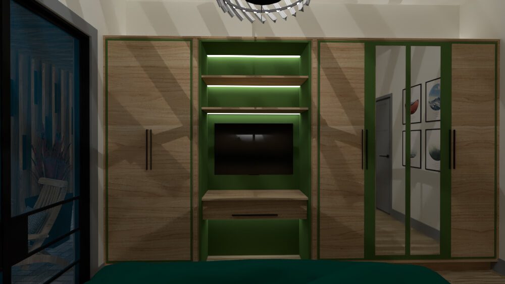 Guest room storage