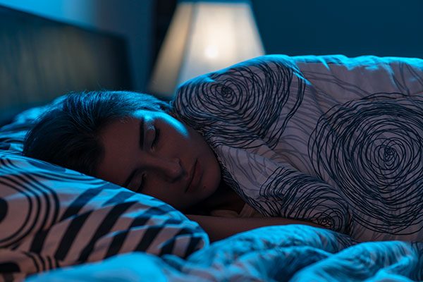 sleeping at night