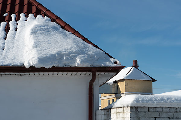 snow in roof vents