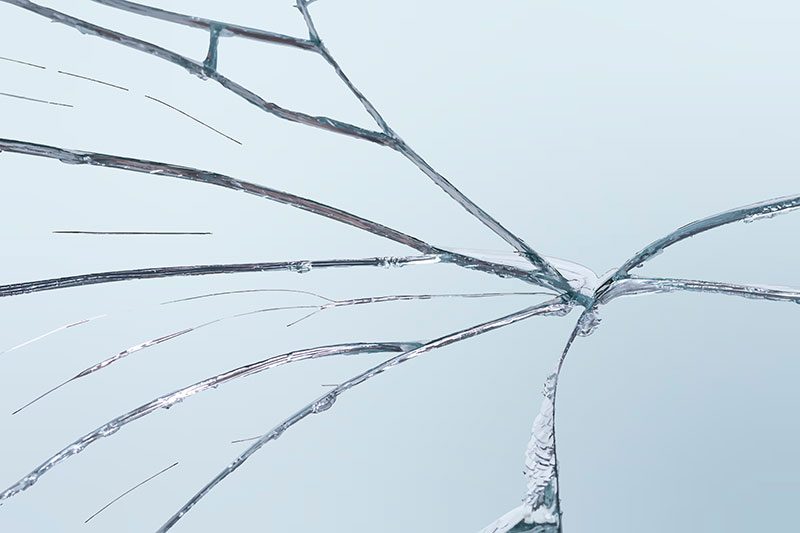 broken glass