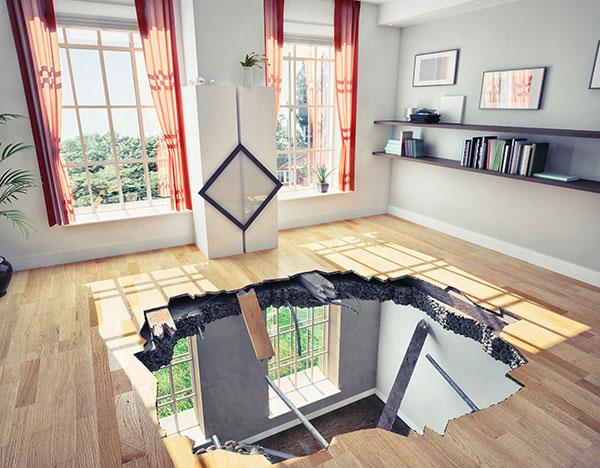 ceiling collapse