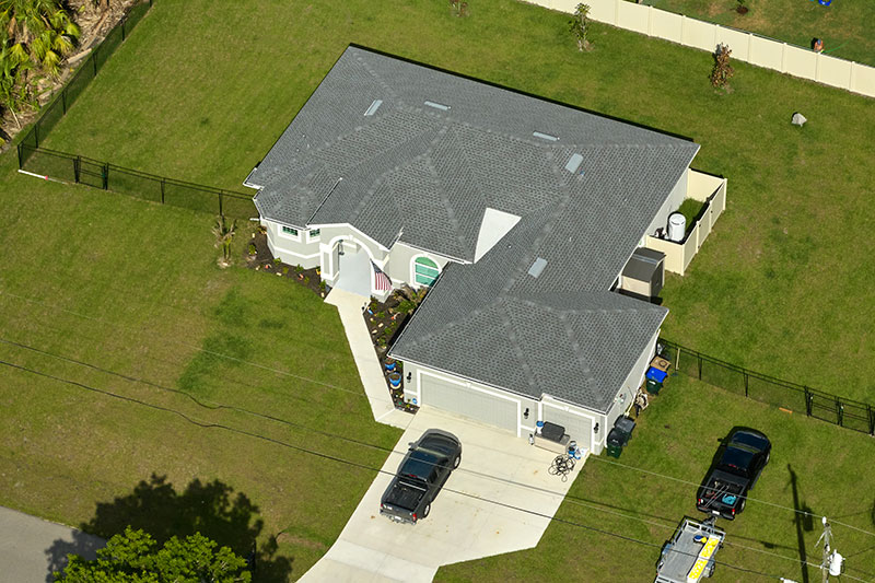 rooftop and shingles