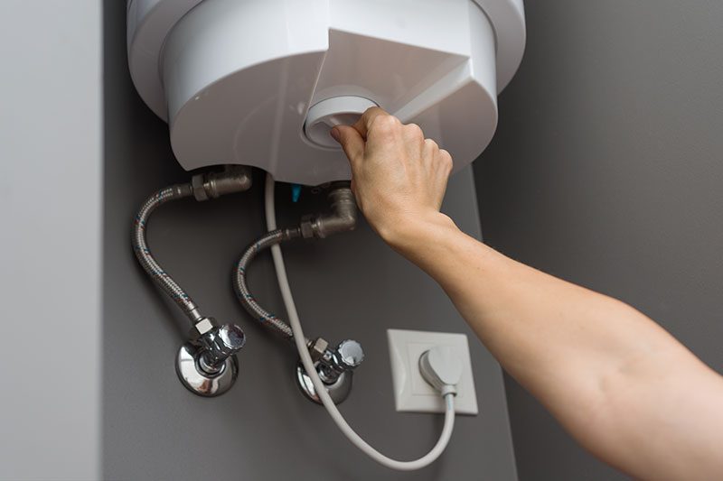 turn off water heater