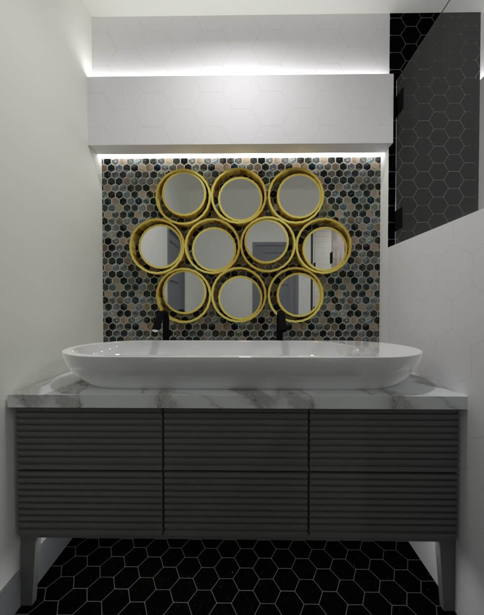 washing area