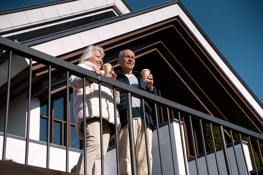 empty nesters in home