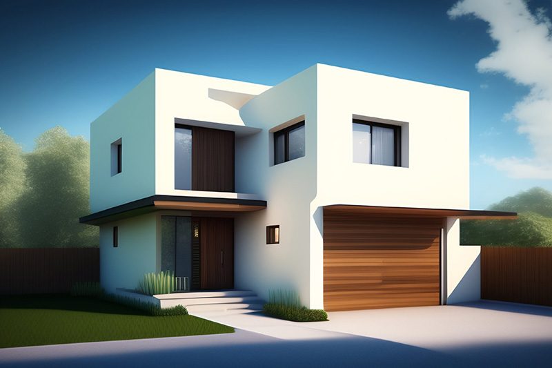 two story level house