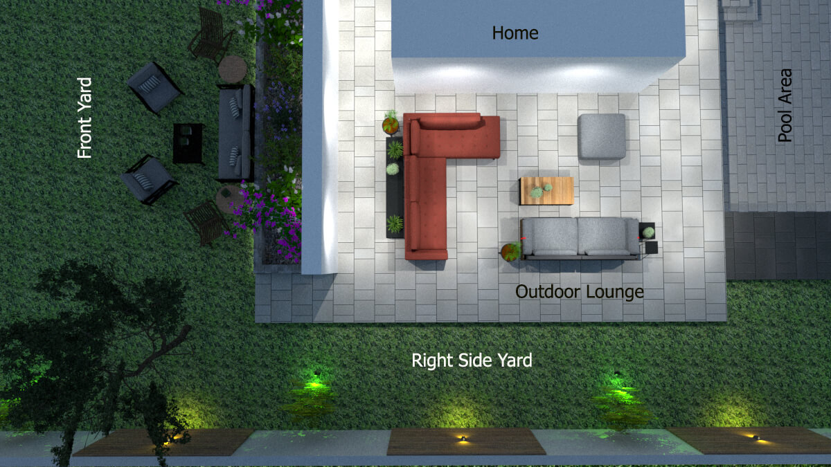 patio home from top