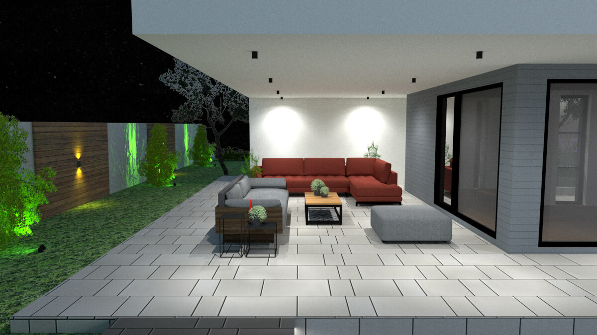 cozy outdoor lighting