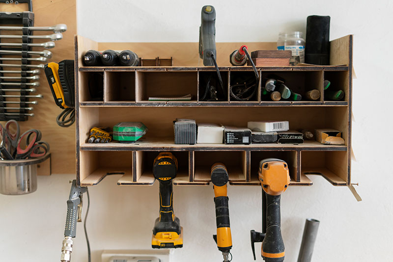 storage shelves