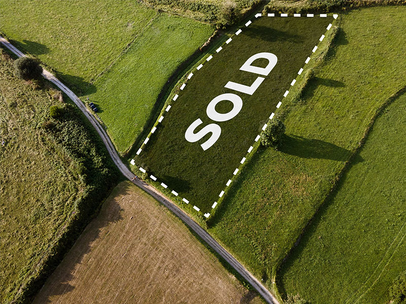sold parcel of land