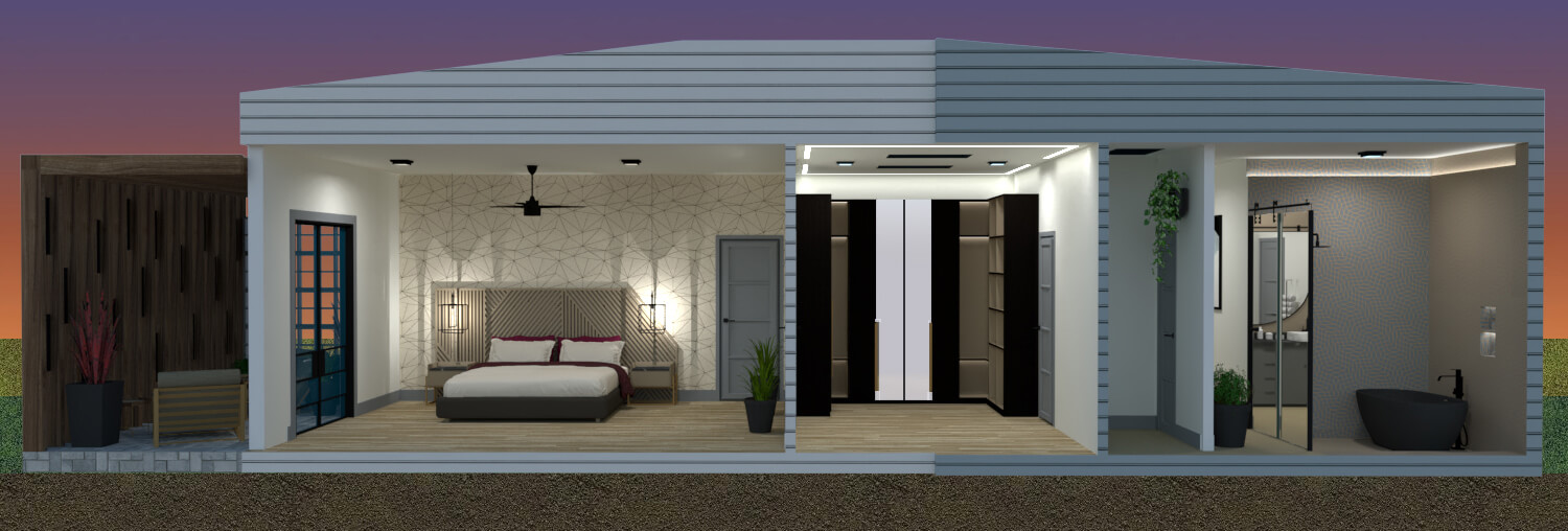 Luxury full master bedroom design