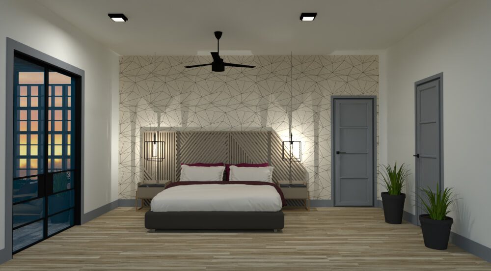 modern luxury bedroom design