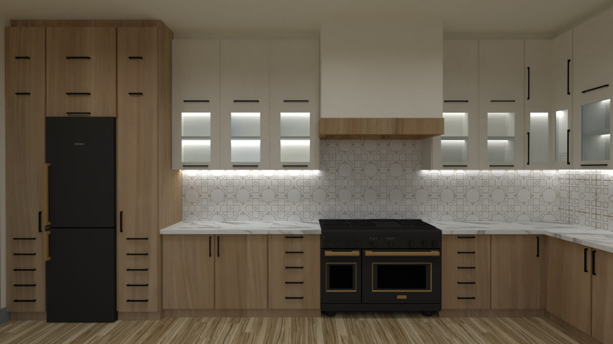 cabinets in the luxury kitchen home design