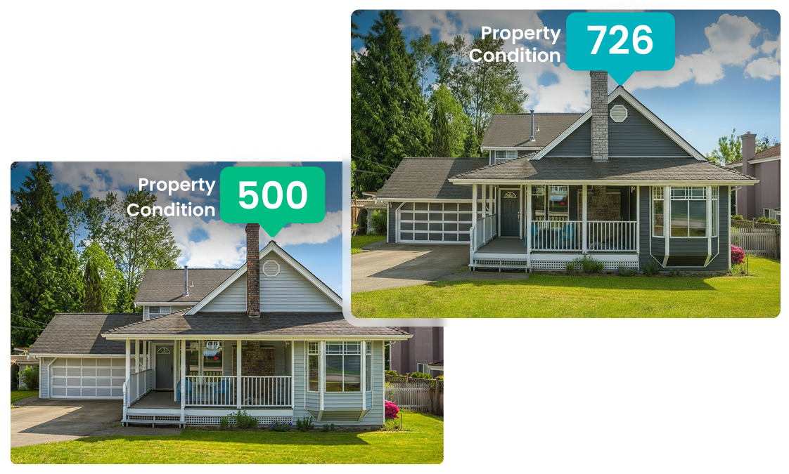 Property condition image cards