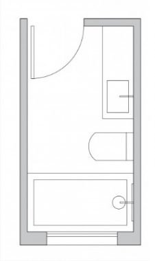 rectangular bathroom layout rectangular bathroom layout