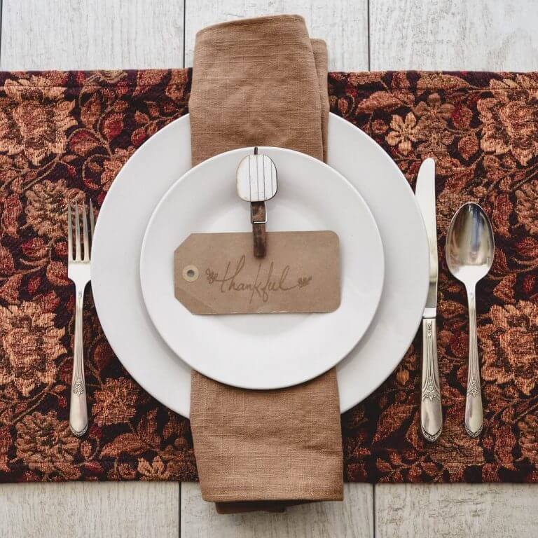 thanksgiving place settings