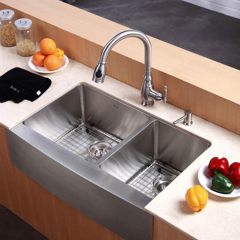 Double Basin Kitchen Sink