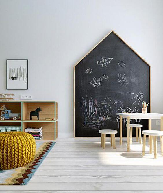 separate stations in kids room