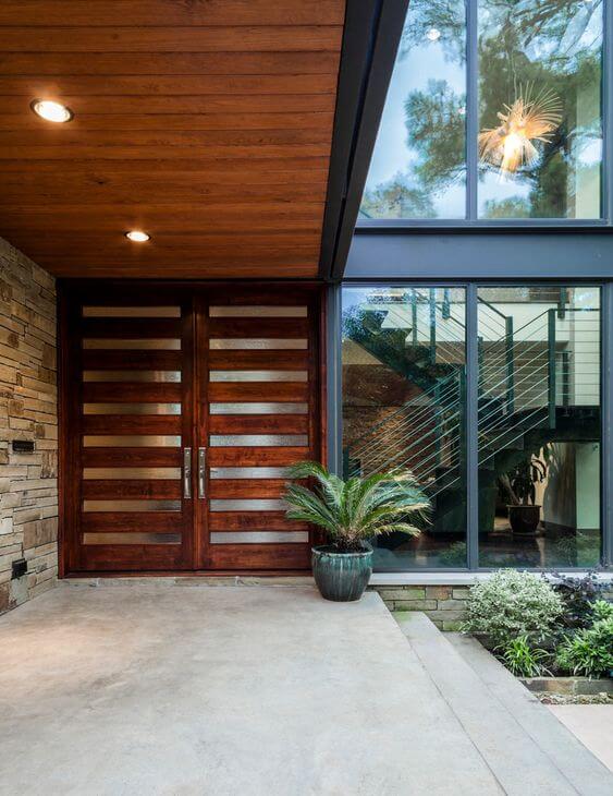 contemporary front door