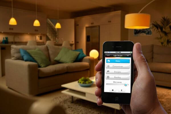 lights controlled from your smartphones