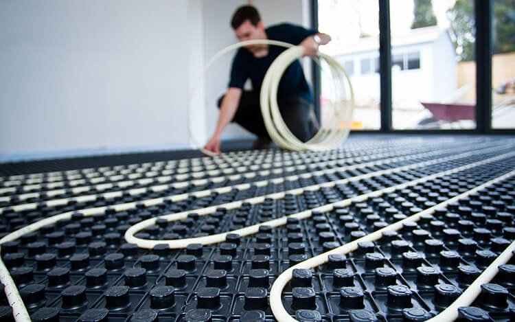 installing underfloor heating