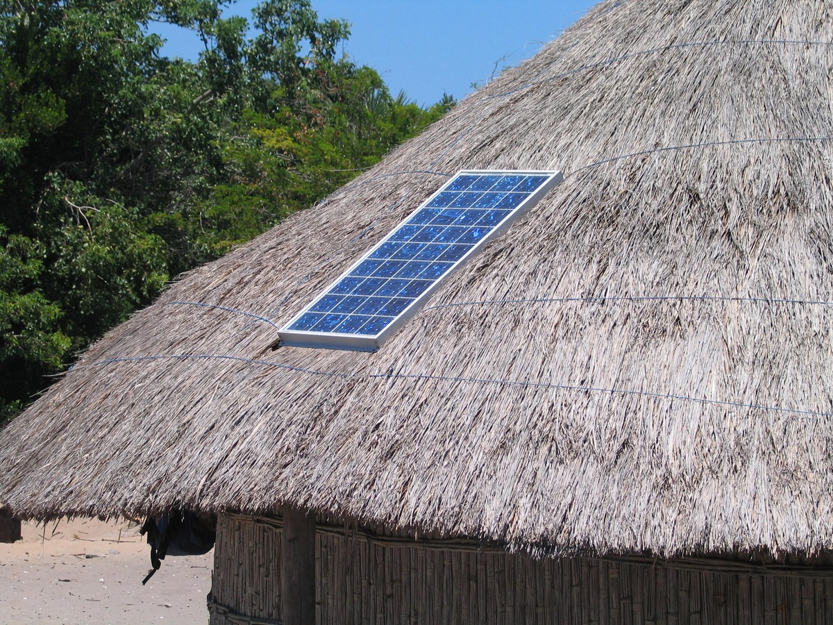 hut solar panel