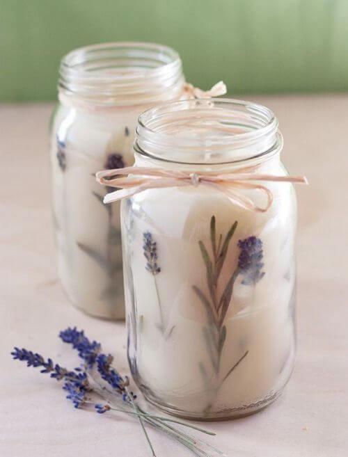 lavender scented candles