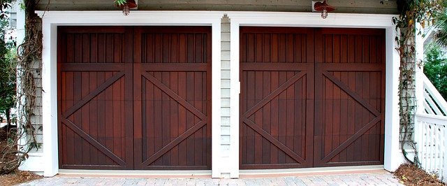 twin garage doors