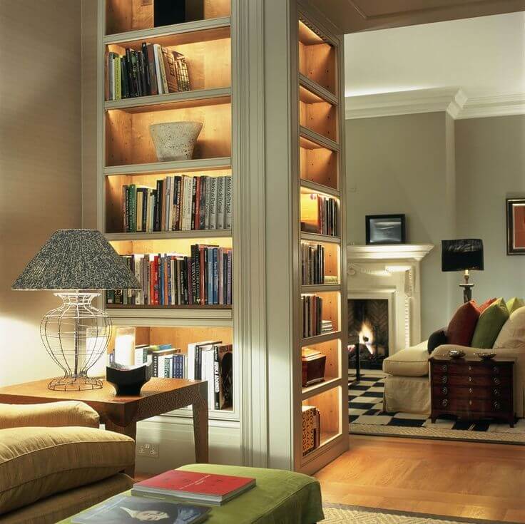 bookcase lighting