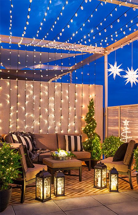 outdoor string lights