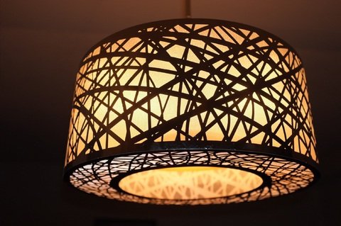 ceiling wooden lamp