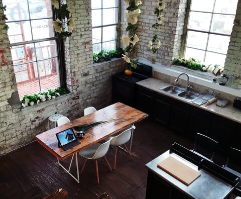 exposed brick