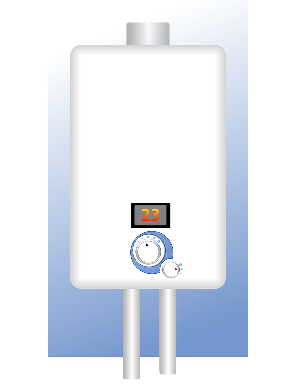tankless water heater draw