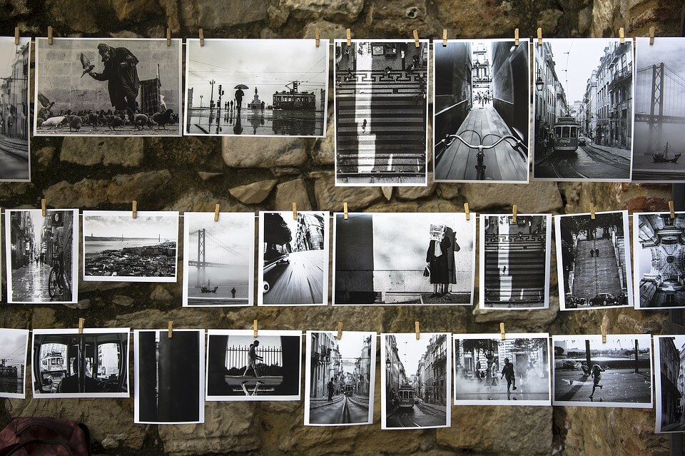 Photographs on Walls