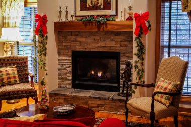 holiday fireplace