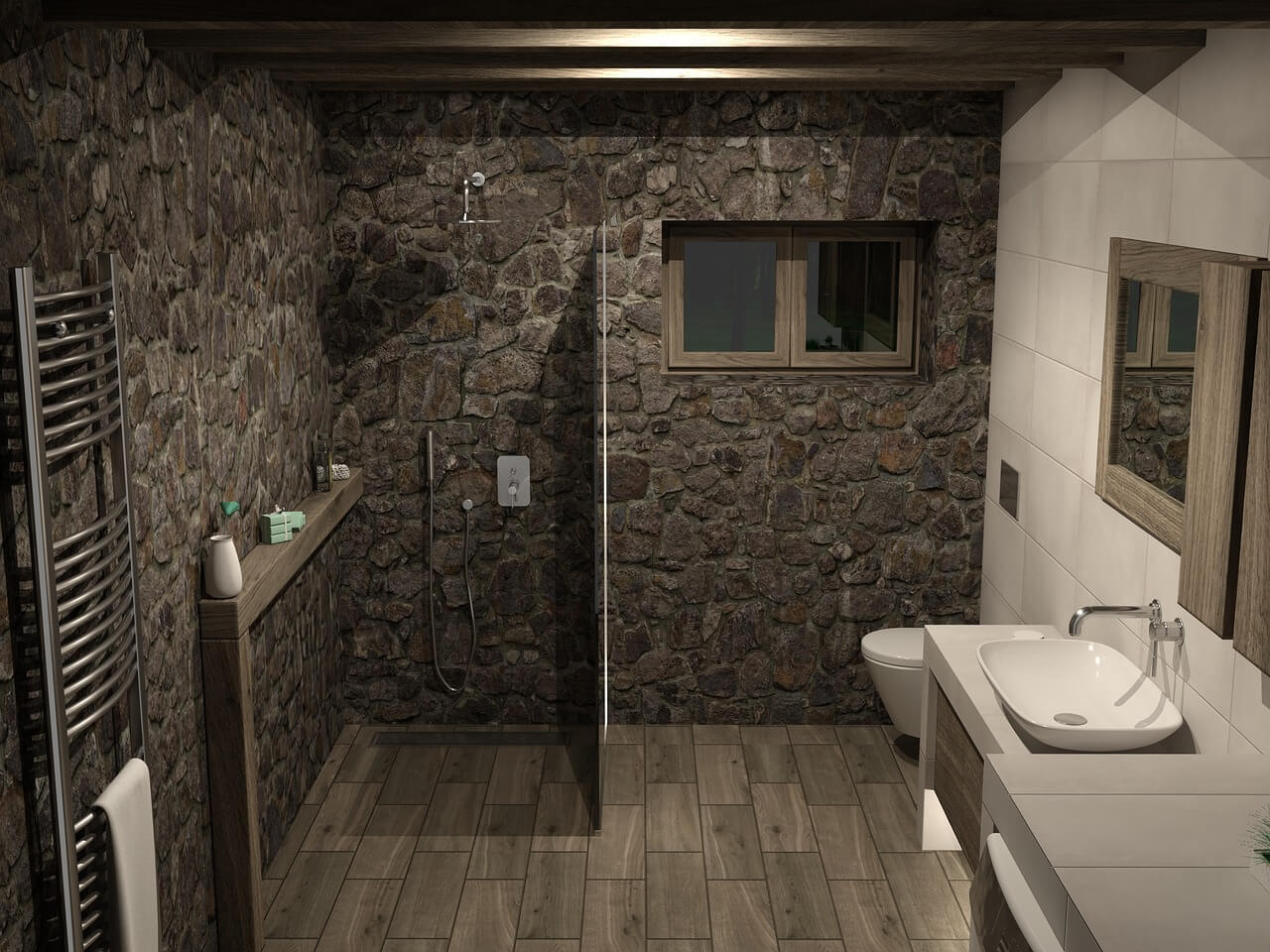 heated-towel-rails-modern-bathroom