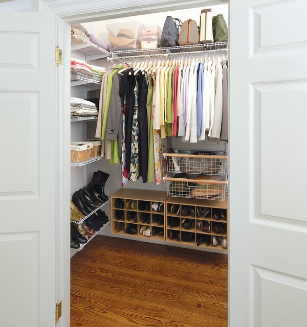 Closet organizer systems