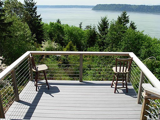 deck with view