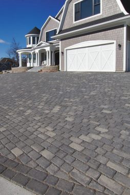 brick driveway
