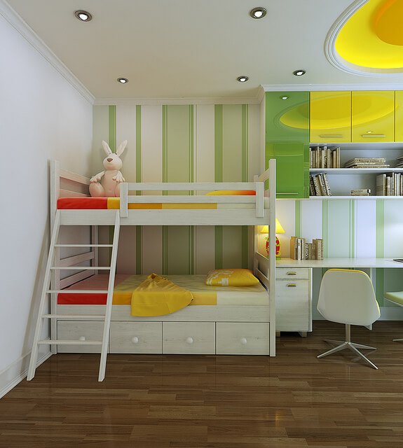 green kids room