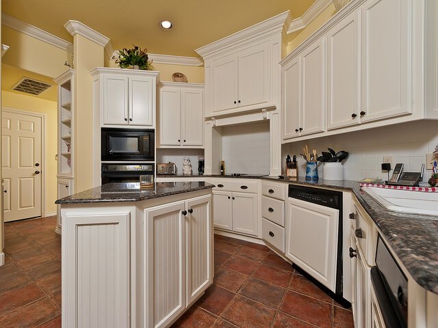 painted kitchen cabinet