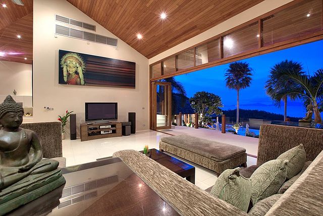 living room with outdoors