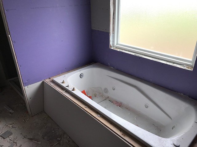 Purple drywall