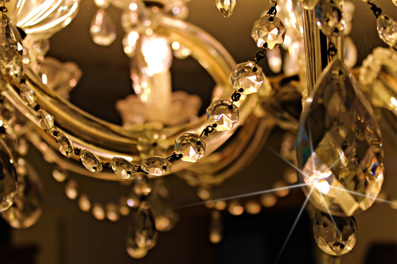 chandelier close up