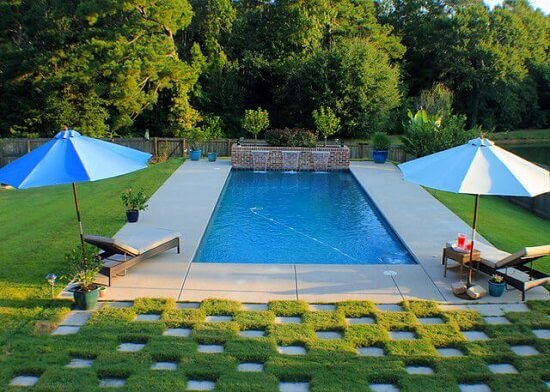 inground swimming pool