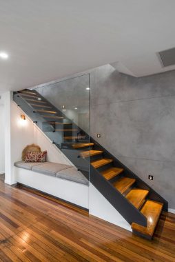 Staircase With Glass Balustrade