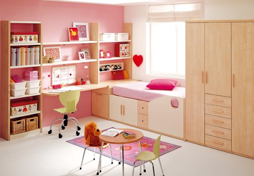 Pink children's room