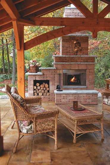 Covered patio