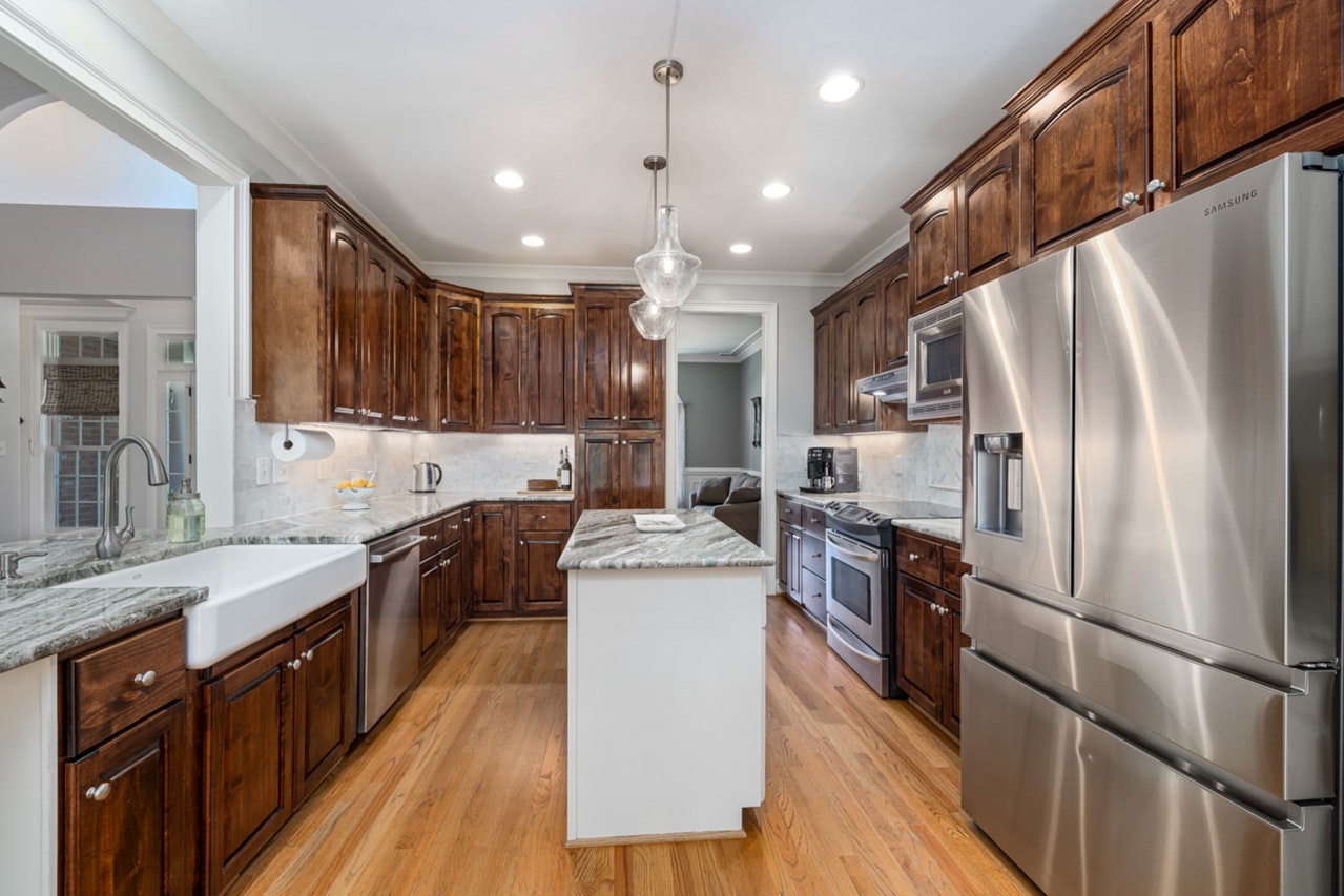 Water Damage in Kitchen